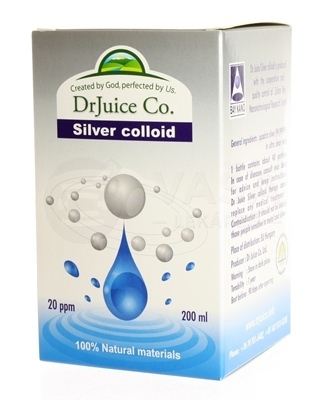 DrJuice Silver colloid Koloidné striebro 20 ppm