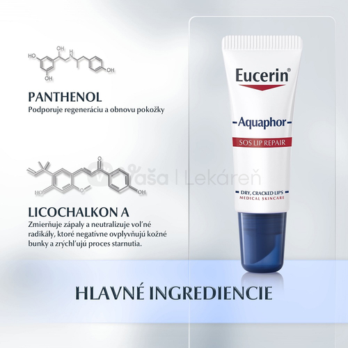 Eucerin Aquaphor SOS Lip Repair Regeneračný balzam na pery