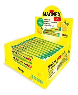 Vitabalns Magnex 375 mg + B6 effervescent (Displej)