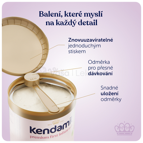 Kendamil Premium 1 Počiatočná dojčenská mliečna výživa (od narodenia)