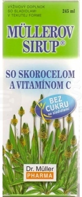 Müllerov sirup so skorocelom a vitamínom C bez cukru