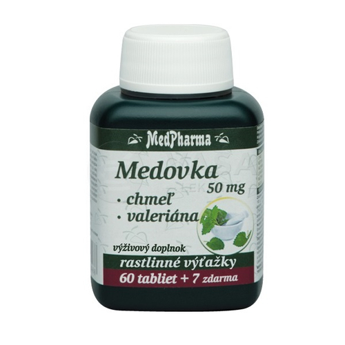 MedPharma Medovka 50 mg + Chmeľ + Valeriána