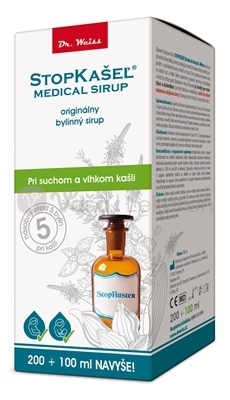 Dr. Weiss Stopkašeľ Medical sirup