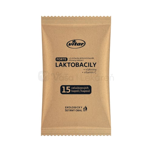 Vitar Laktobacily Forte + Vláknina + Vitamín C