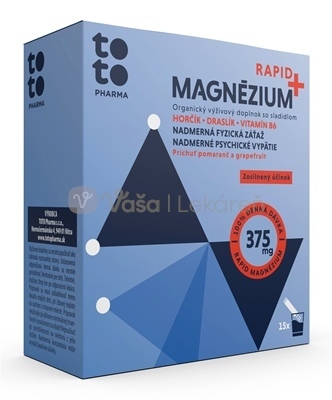 TOTO Magnézium Rapid+ (Horčík + draslík + vitamín B6)