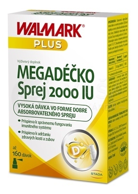 WALMARK Megadéčko Sprej Vitamín D 2000 IU