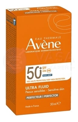 Avene Sun Ultra Fluid Perfector SPF50+ Fluid na opaľovanie na citlivú pleť