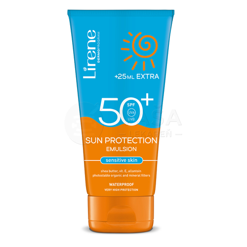 Lirene Sun Care Hydratačná emulzia na opaľovanie na citlivú pokožku SPF50+