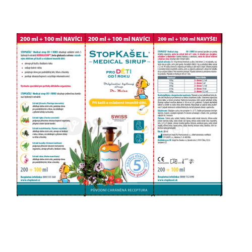 Dr. Weiss Stopkašeľ Medical Sirup od 1 roku