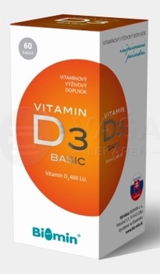 Biomin Vitamín D3 400 IU Basic