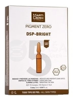 MartiDerm Pigment Zero DSP Rozjasňujúce depigmentačné ampulky