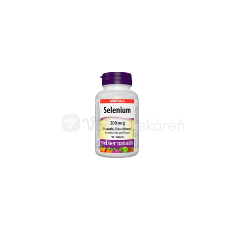 Webber Naturals Selén 200 mcg