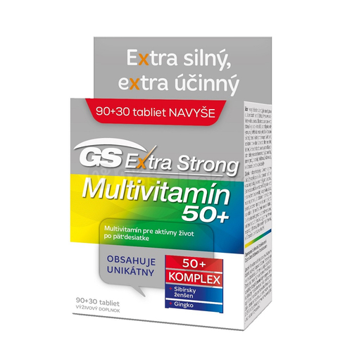 GS Extra Strong Multivitamín 50+