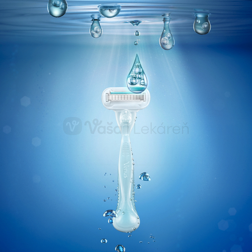 Gillette Venuse Deluxe Smooth Sensitive Dámske náhradné holiace hlavice