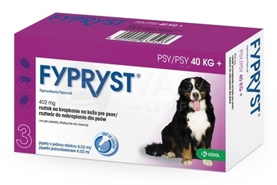 Fypryst Spot pes xl 3x4,02ml nad 40kg 798708 xxx