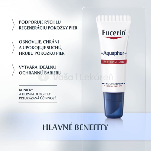Eucerin Aquaphor SOS Lip Repair Regeneračný balzam na pery