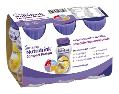 Nutridrink Compact Protein Mix príchutí