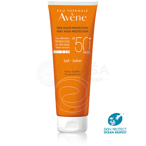 Avene Mlieko na opaľovanie na citlivú pokožku SPF50+