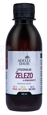 Adelle Davis Lipozomálne Železo s vitamínom C