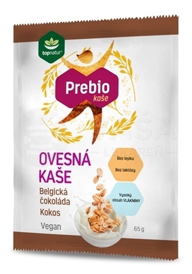 Topnatur Prebio Ovsená kaša Belgická čokoláda + Kokos