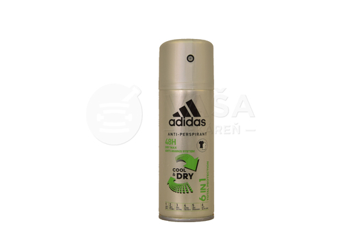 Adidas Deo Cool &amp; Dry Pánsky antiperspirant 6v1