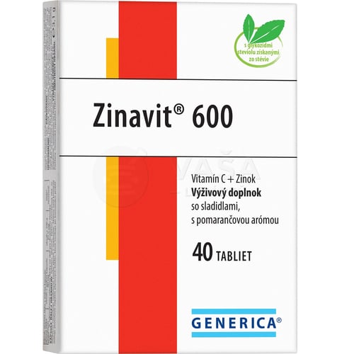 GENERICA Zinavit 600 Vitamín C + Zinok