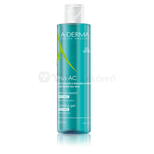 A-DERMA Phys-AC Čistiaci penivý gél