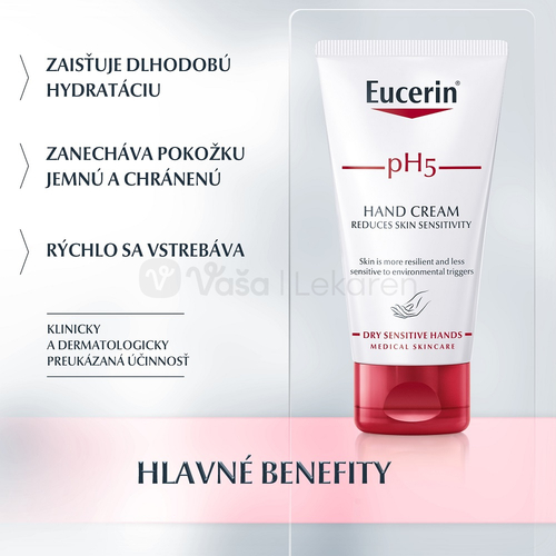 Eucerin pH5 Regeneračný krém na ruky na citlivú pokožku