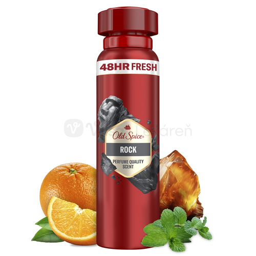 Old Spice Rock Deodorant v spreji pre mužov, 48H sviežosť a bez hliníka