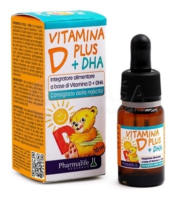 Pharmalife Vitamín D + DHA pre deti