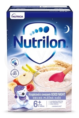 Nutrilon Good Night Obilno-mliečna kaša krupicová s ovocím (od ukončeného 6. mesiaca)