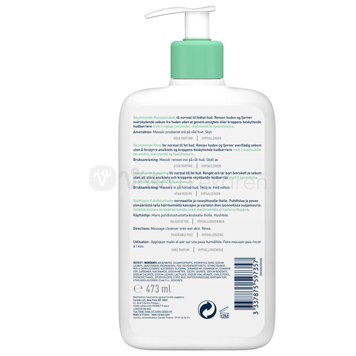 CeraVe Čistiaci penivý gél na normálnu až mastnú pleť