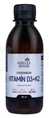Adelle Davis Lipozomálny Vitamín D3+K2
