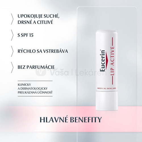 Eucerin Lip Aktiv Tyčinka na pery