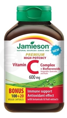 Jamieson Vitamín C 600 mg Premium s bioflavonoidmi