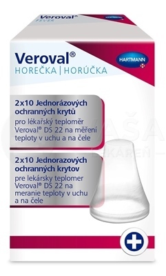 Veroval Jednorazové kryty pre dotykový infračervený teplomer