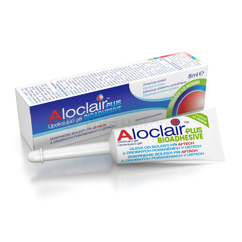 Aloclair Plus Bioadhesive Upokojujúci gél pri aftách a drobných poraneniach úst