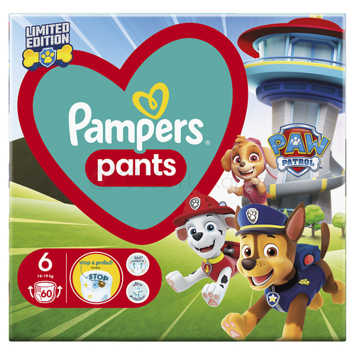 Pampers Pants Paw Patrol 6 Detské plienkové nohavičky (14-19 kg)
