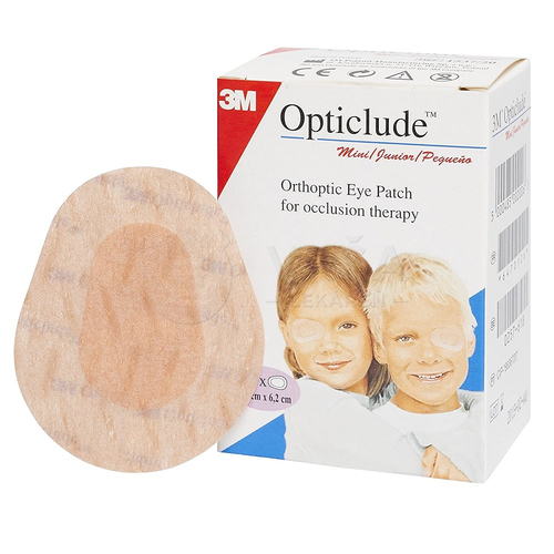 3M Opticlude Standard Mini Očná náplasť ortoptická na liečbu strabizmu (5 x 6 cm)