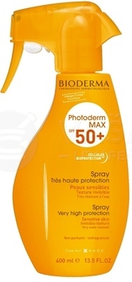 Bioderma Photoderm MAX sprej na opaľovanie na citlivú pokožku SPF50+