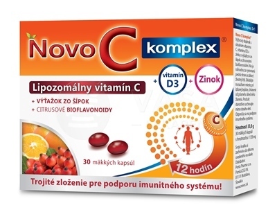 Novo C Komplex Lipozomálny vitamín C + Vitamín D3 + Zinok