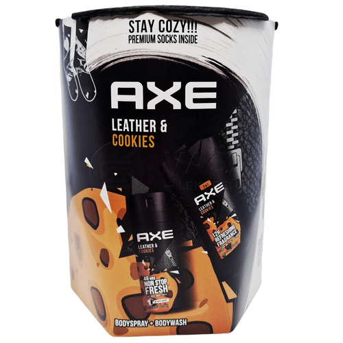 Axe Leather &amp; Cookies Pánska darčeková kazeta