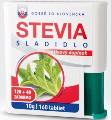 Dobré zo Slovenska Stevia Tabletové sladidlo na báze isomaltu a glykozidov steviolu