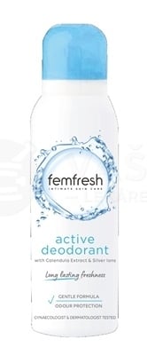 Femfresh Active Intímny deodorant s nechtíkom a iónmi striebra