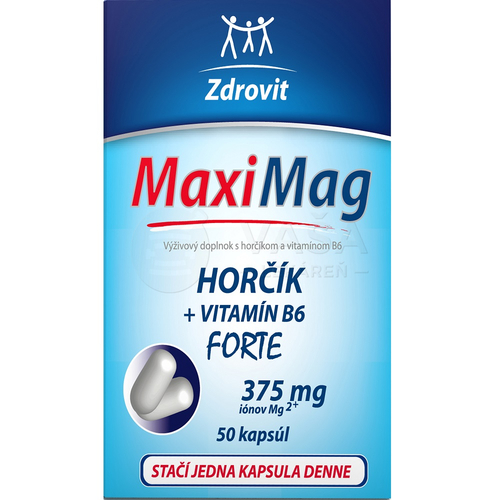Zdrovit MaxiMag Horčík Forte 375 mg + Vitamín B6