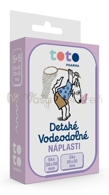 TOTO Detské vodeodolné náplasti (2 veľkosti)