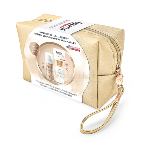 Eucerin Hyaluron-Filler + Elasticity Vianočný set v taštičke