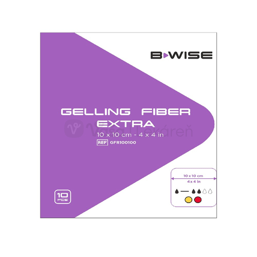 Bwise Krytie na rany hydrovláknité (10 x 10 cm)