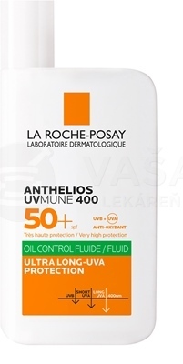 La Roche-Posay Anthelios UVMUNE 400 SPF50+ Fluid na opaľovanie na citlivú mastnú pleť