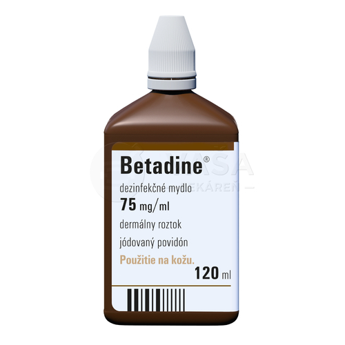 Betadine Dezinfekčné mydlo 75 mg/ml